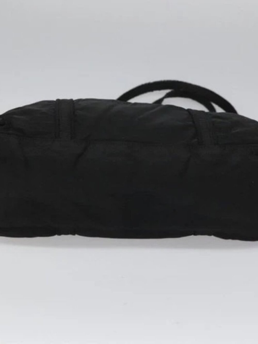 PRADA Tote Bag Nylon Black Silver Auth bs21891 - Picture 5 of 16